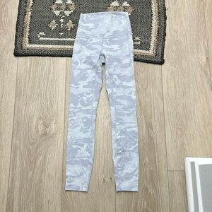 lululemon Wunder Under Ribbed Camo Legging